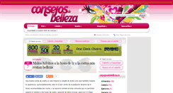 Desktop Screenshot of consejosdebelleza.es