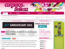 Tablet Screenshot of consejosdebelleza.es